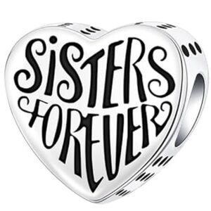 925 Sisters Forever-Best Friends Bracelet Charm